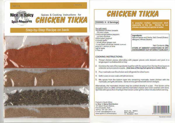 Nice 'n Spicy: Chicken Tikka / MHD 31.12.22