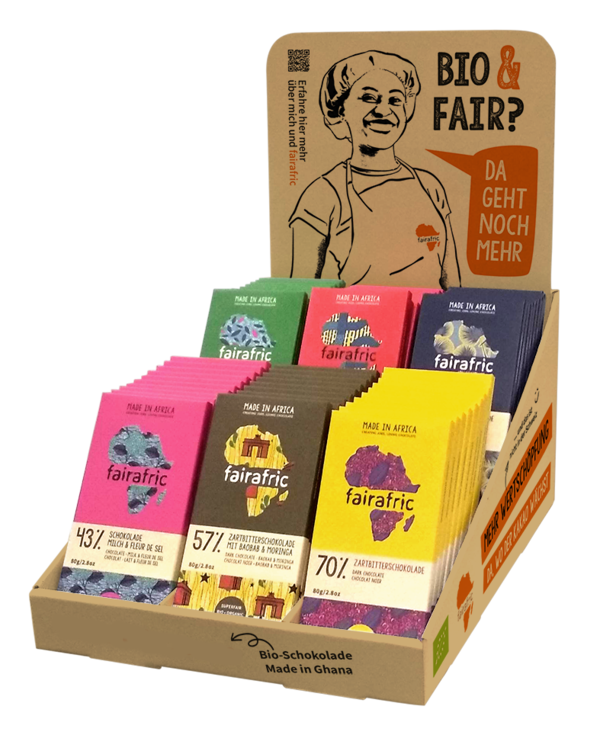 fairafric Schokolade 80g, superfair & bio